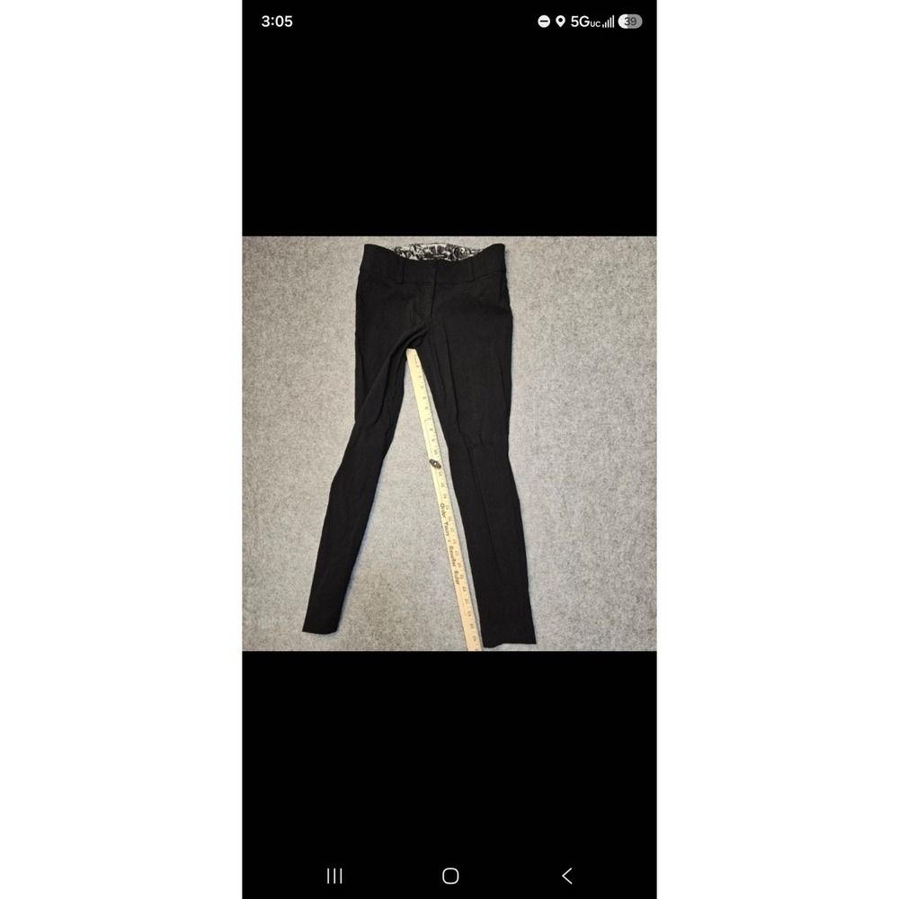 Maurices Womens Black Skinny Dress Pants Low Rise Work Trousers Size 0/1 Short - Picture 6 of 12